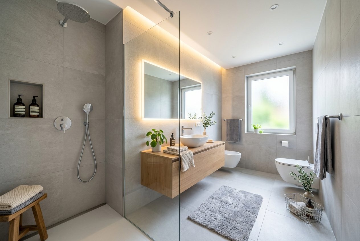 Bagno moderno ristrutturato
