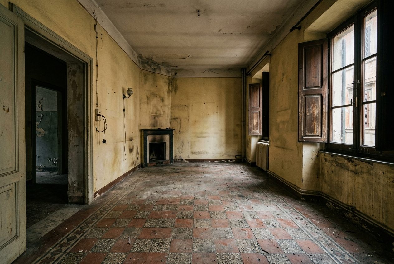Ristrutturazione stanza — prima